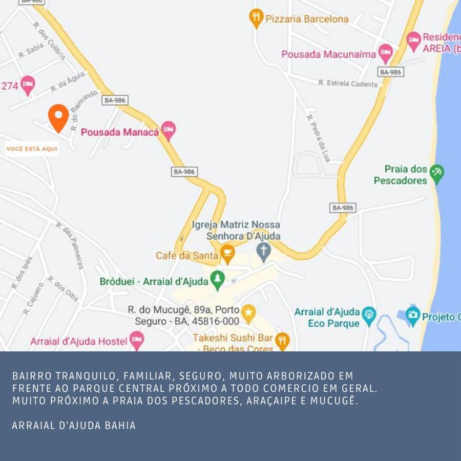 Pousada Sossego Do Pirata - Chales Equipados Agradavel Conforto Porto Seguro Exterior photo
